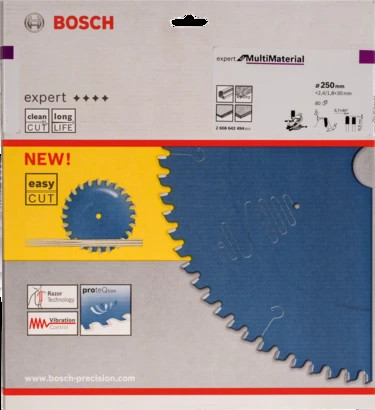 HOJA DE SIERRA BOSCH 12 96 DIENTES EXPERT MULTI MATERIAL 642495