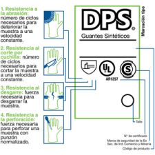 GUANTE SINTETICO NEGRO DEPASCALE T10 DPS85195