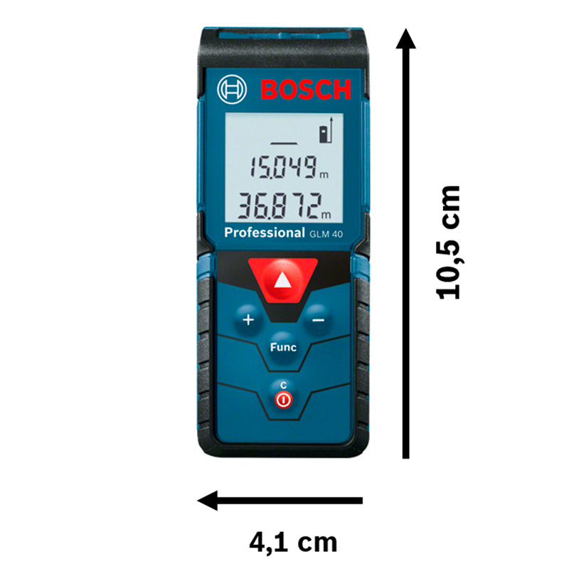 MEDIDOR DE DISTANCIA LASER BOSCH GLM 40 601072900