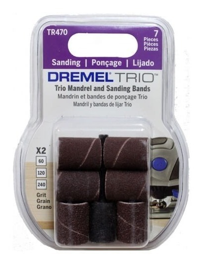 MANDRIL Y 6 LIJAS DREMEL TR470 PARA TRIO