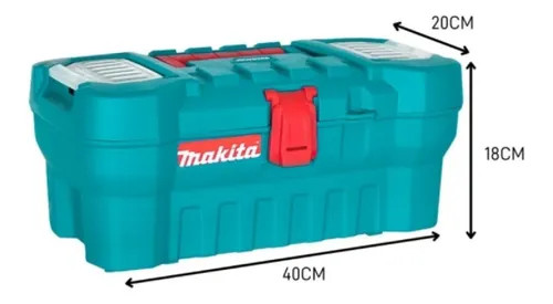 CAJA HERRAM MAKITA 16" BROCHE PLASTICO CH16