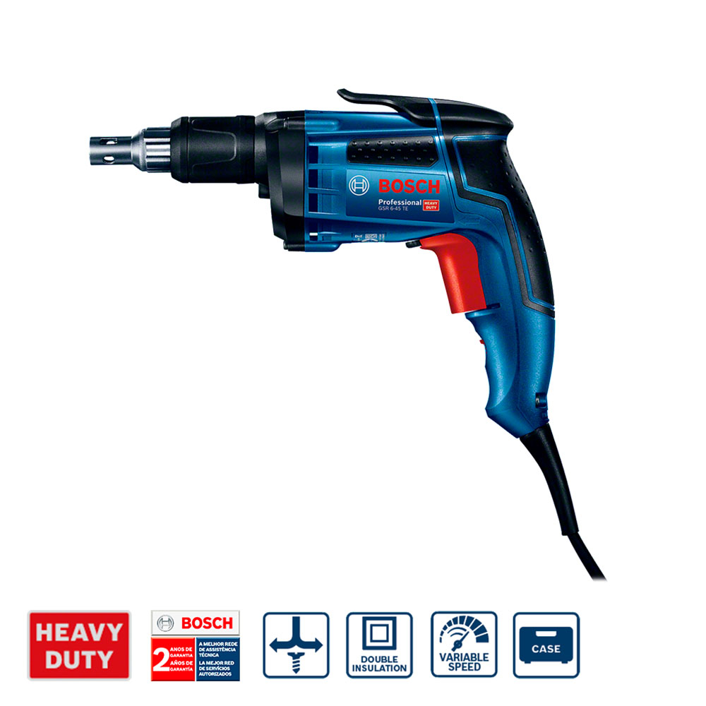 ATORNILLADOR BOSCH GSR 6-45 TE 701W 14451 CON MALETIN