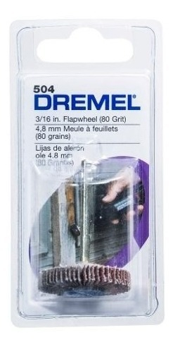 DISCO DE ALETAS 3/16" DREMEL 504 GR80