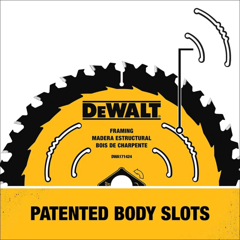 HOJA DE SIERRA CIRCULAR DEWALT 7 1/4 DWA171440 40 DIENTES