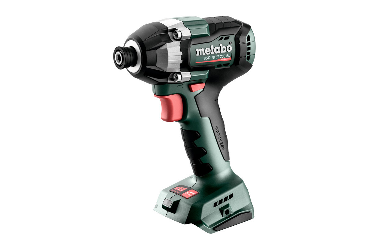 ATORNILLADOR DE IMPACTO METABO 1/4 18V SSD 18 LT 200 BL