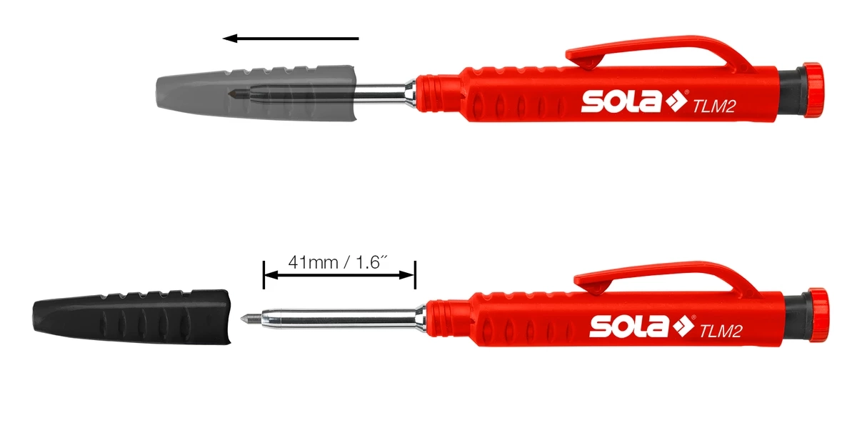 LAPIZ MECANICO SOLA PORTAMINAS CON 6 MINAS SOTLM2 SET