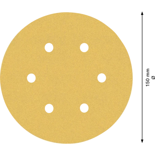 DISCO DE LIJA BOSCH 150MM GR120 X UNIDAD EXPERT 900921