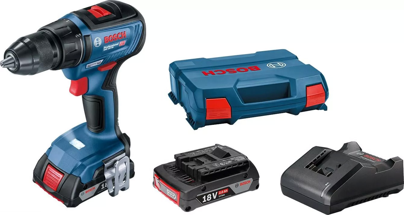 TALADRO ATORNILLADOR BOSCH GSB 18V-50 CON L-BOXX