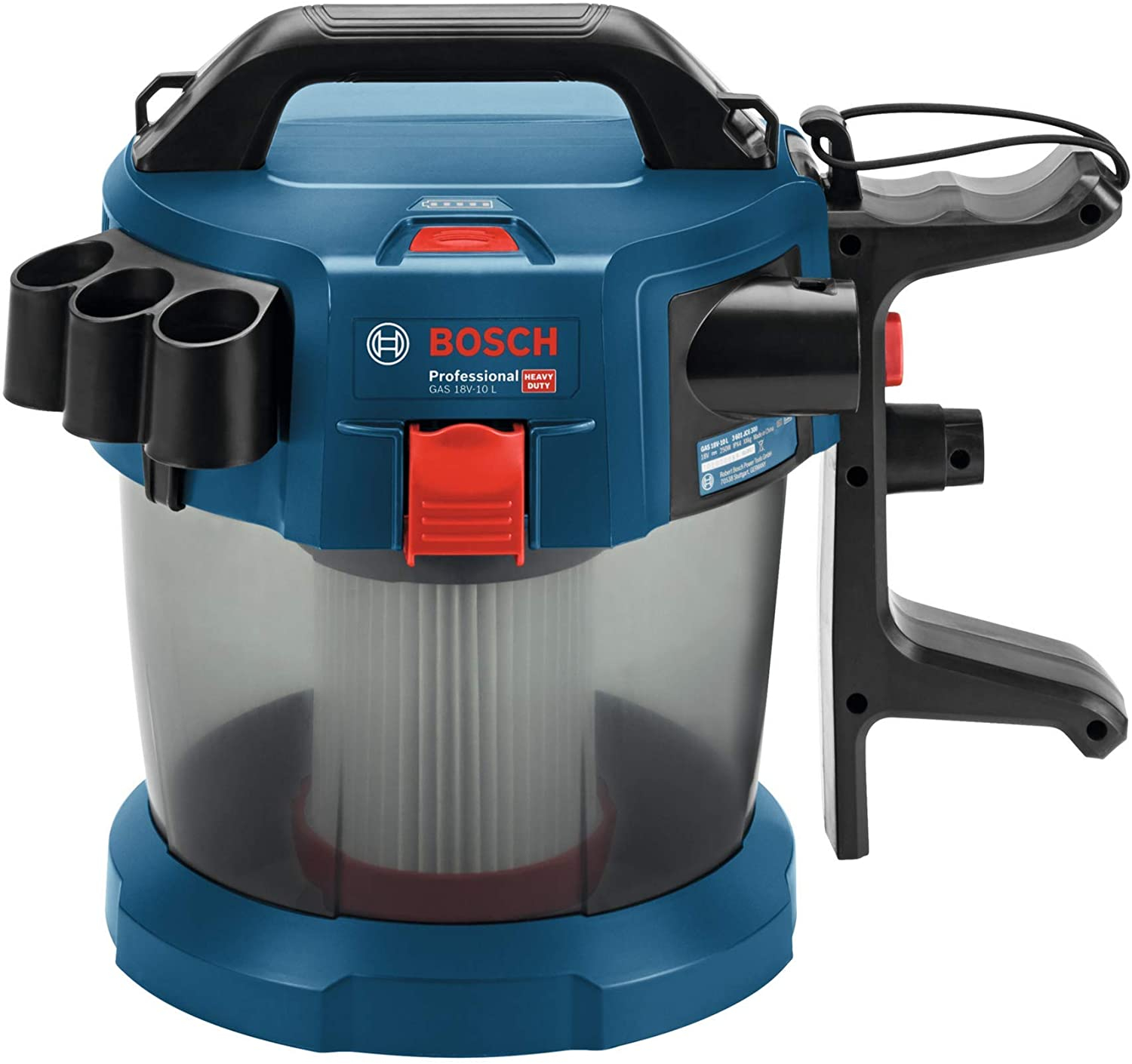 ASPIRADORA BOSCH INALAMBRICO GAS 18V-10L SIN BATERIA CARGADOR C6300