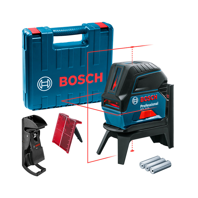 NIVEL LASER BOSCH GCL 2-15 CON RM1 CON MALETIN 066E02