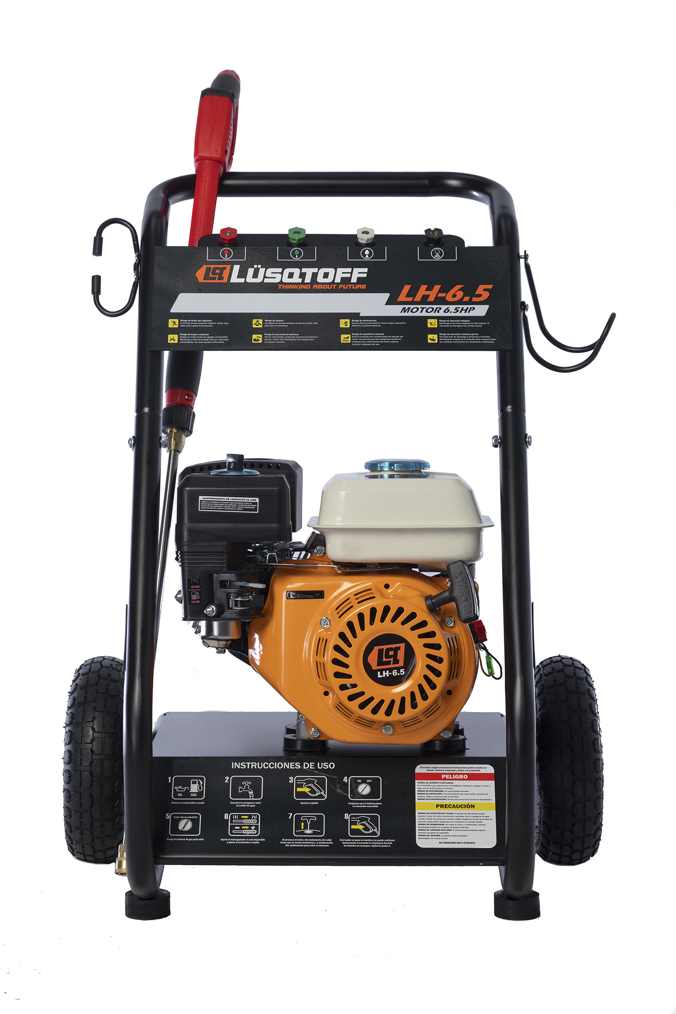 HIDROLAVADORA EXPLOSION LUSQTOFF 2700 PSI 6.5HP 13 LITROS POR MINUTO