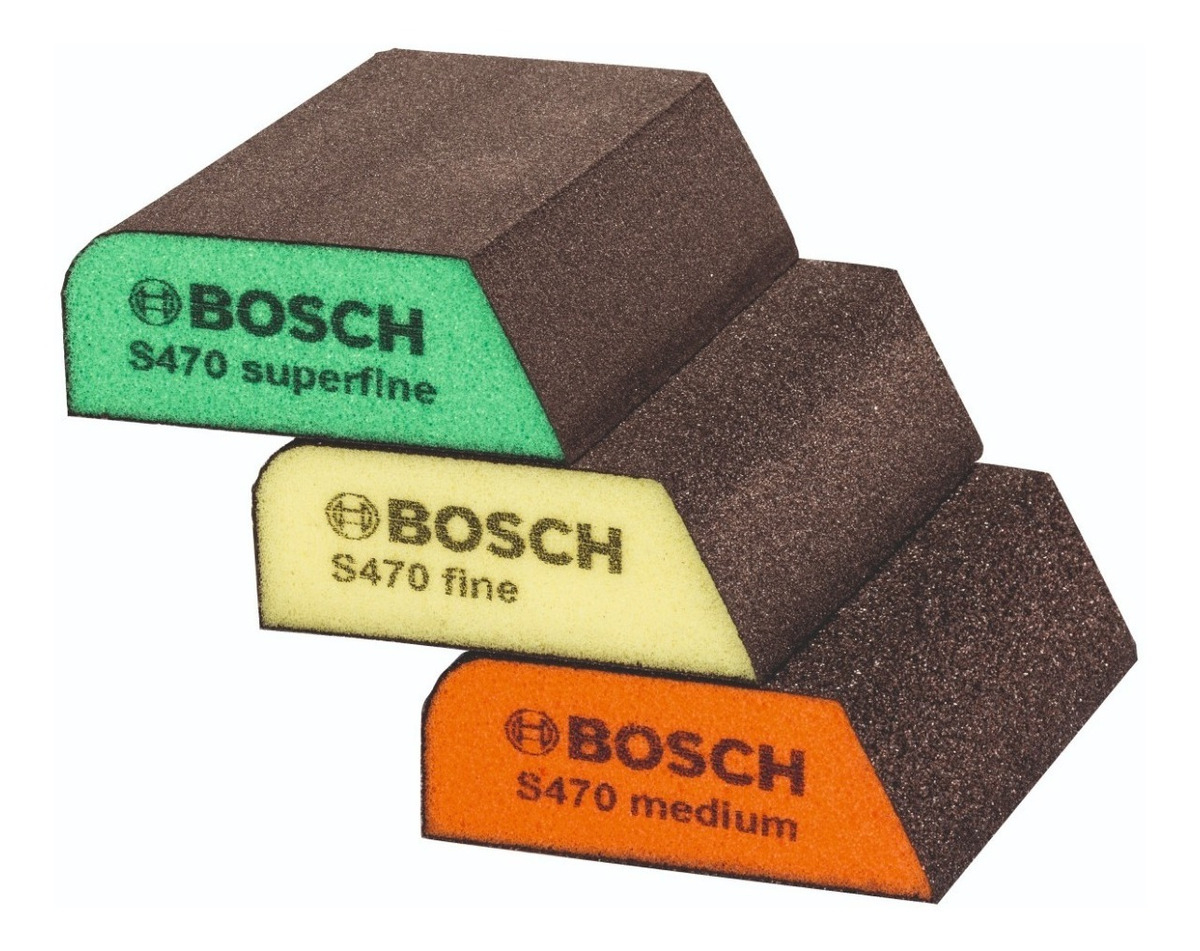 ESPONJA ABRASIVA BOSCH FINE CURVA 608223