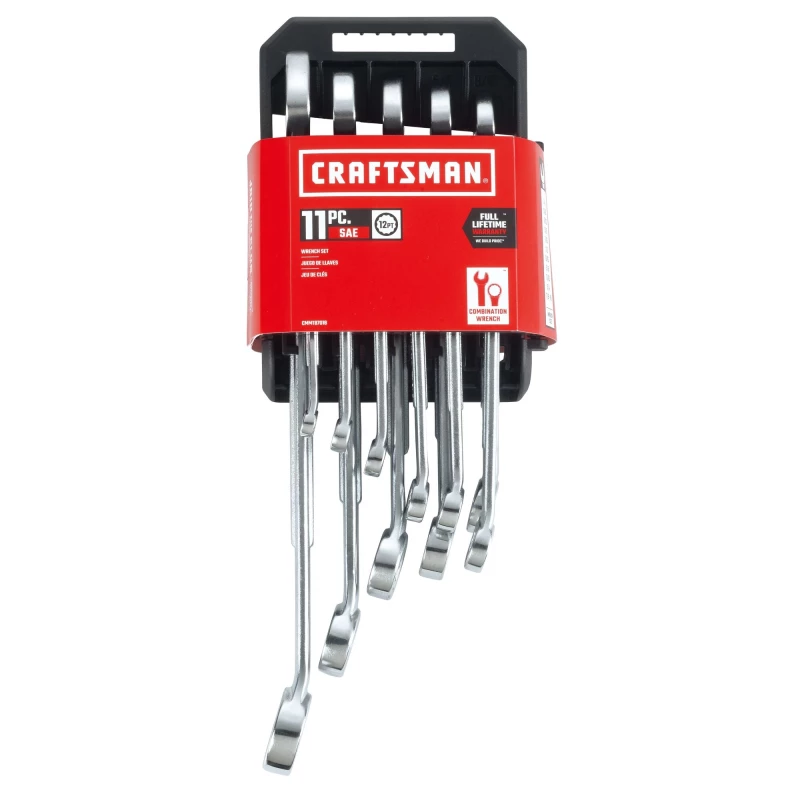 SET LLAVES COMBINADAS CRAFTSMAN 11 PIEZAS PULGADAS CMMT87018