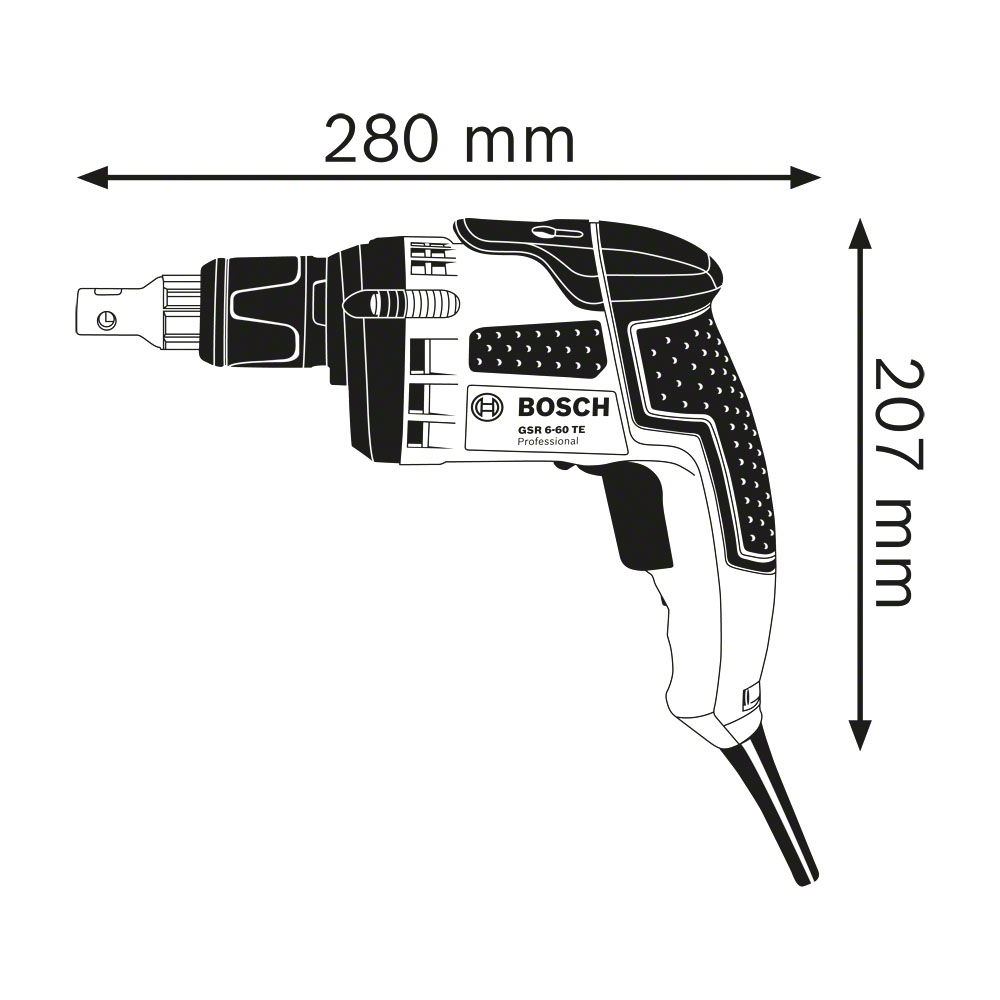 ATORNILLADORA BOSCH GSR 6-60 TE DURLOCK 701W 14452 CON MALETIN