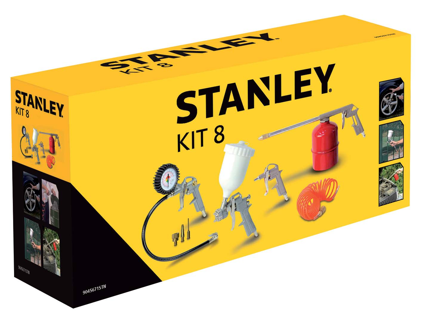 KIT PARA COMPRESOR STANLEY 9045671STC 8 PIEZAS