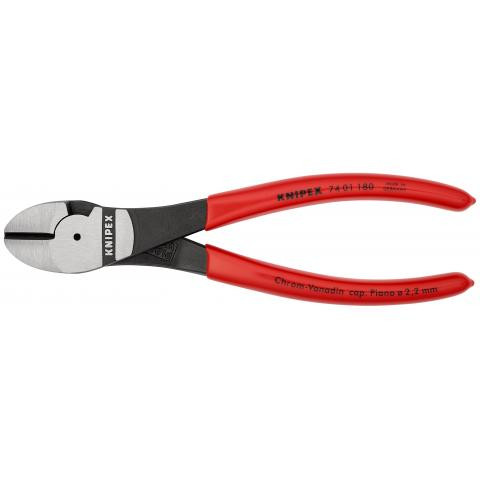 ALICATE KNIPEX 180MM CORTE OBLICUO PIANO 74-01-180