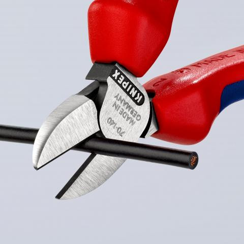 ALICATE KNIPEX 140MM CORTE OBLICUO 70-02-140