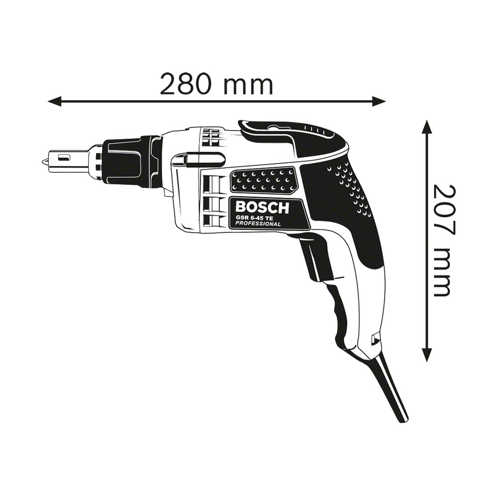 ATORNILLADOR BOSCH GSR 6-45 TE 701W 14451 CON MALETIN