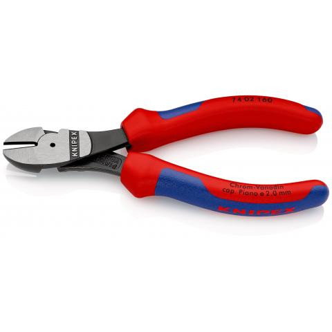 ALICATE KNIPEX 160MM CORTE OBLICUO 74-02-160