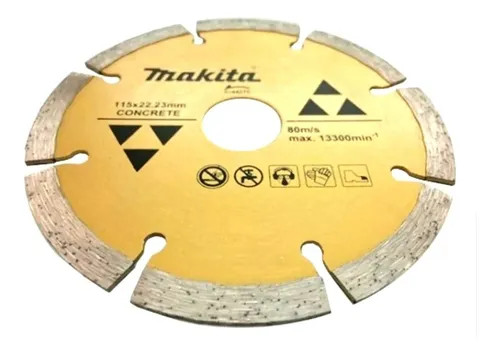 DISCO DIAMANTADO MAKITA 115 MM SEGMENTADO PARA CONCRETO D-44270