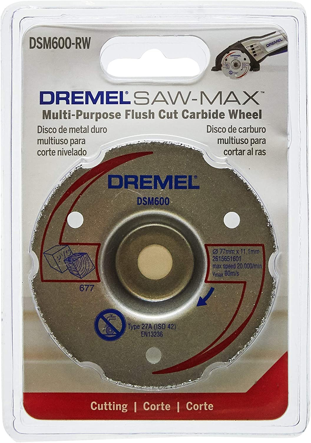 DISCO DE CORTE DREMEL SAW MAX DSM600-RW