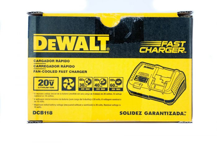 CARGADOR DE BATERIA DEWALT FLEXVOLT 20V-60V DCB118