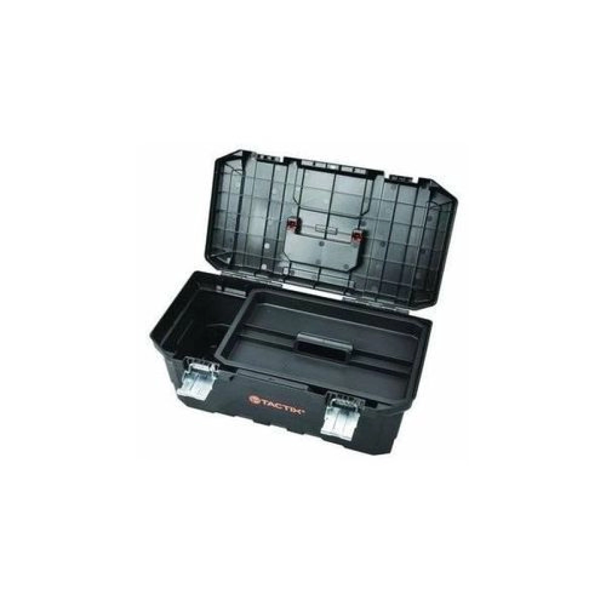 CAJA HERRAMIENTAS TACTIX 20 " BROCHE METALICO 320342